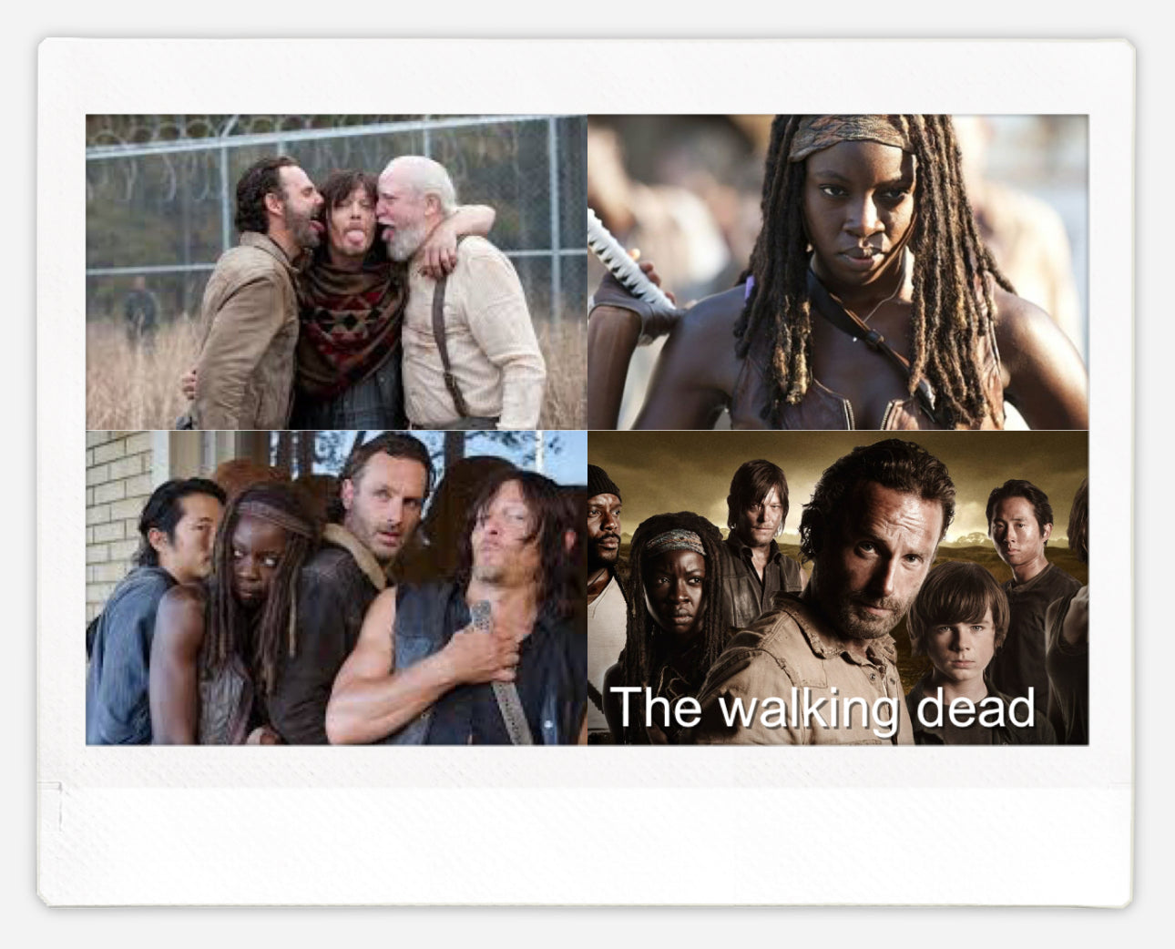 The walking dead فوتوكارد على حسب الاختيار 📷