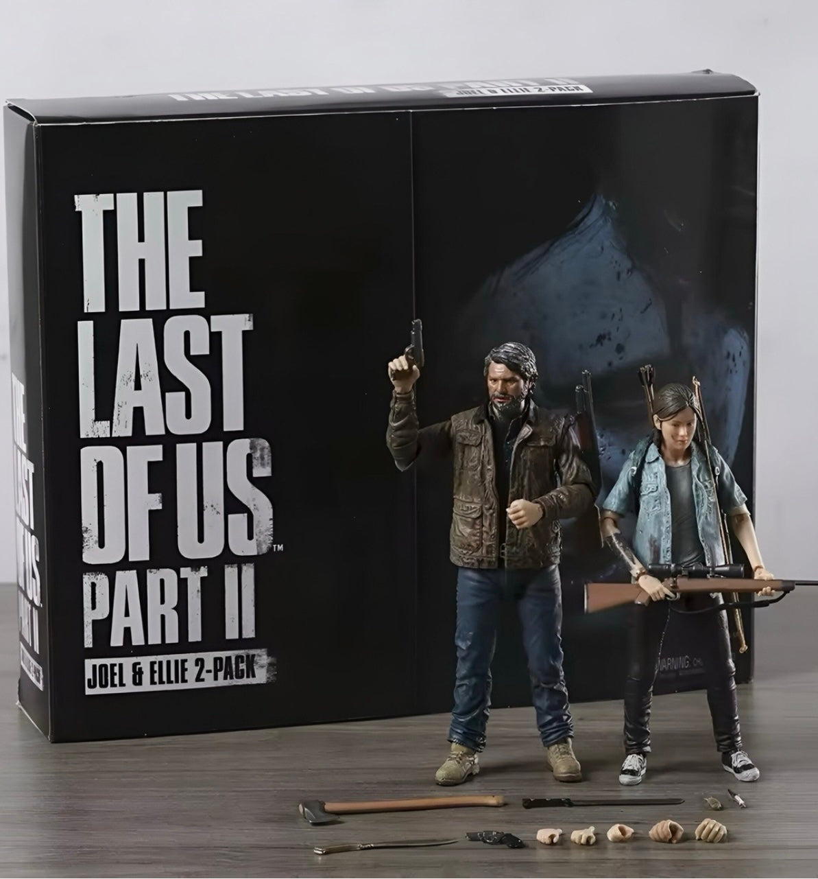 NECA The Last of Us II - مجسمات شخصية جويل وإيلي (Ultimate 2) (عبوة من قطعتين)
