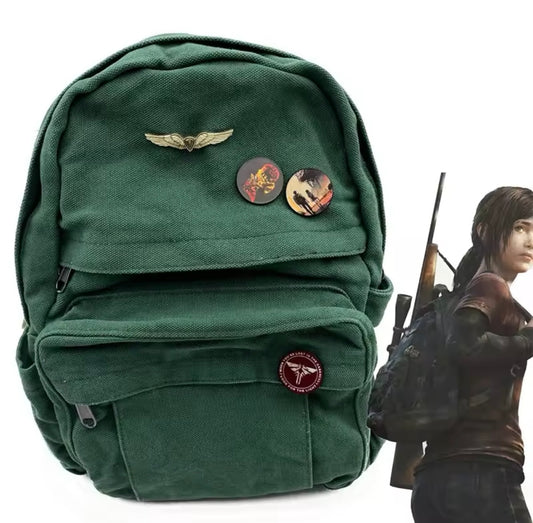 The Last of Us part 1 Ellie حقيبة للجنسين حقيبة ظهر قماشية