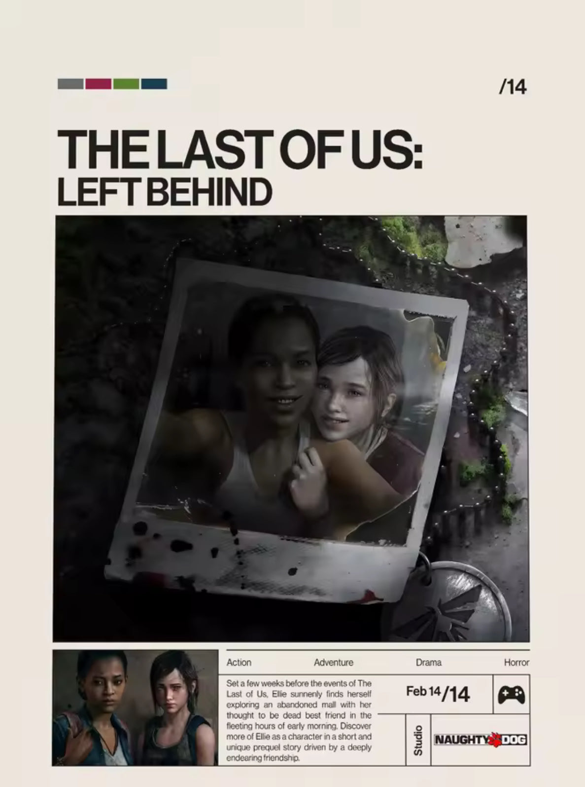 بوستر من قماش the last of us