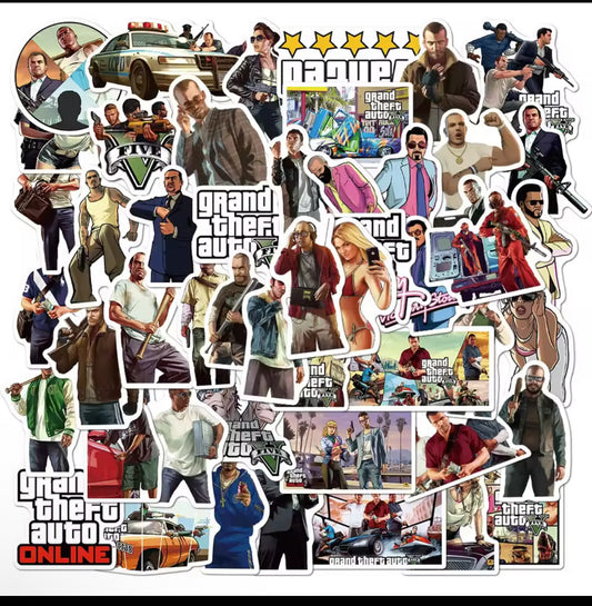 ستكر ٥٠ حبه grand theft auto