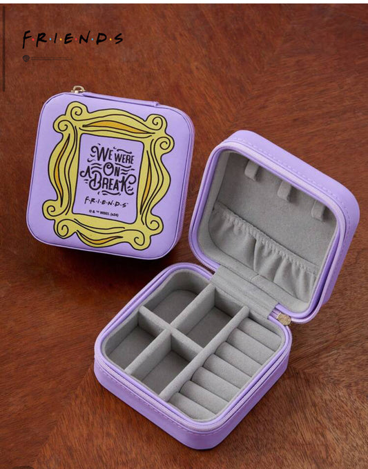 FRIENDS صندوق تخزين المجوهرات البنفسجي فريندز 💜💍