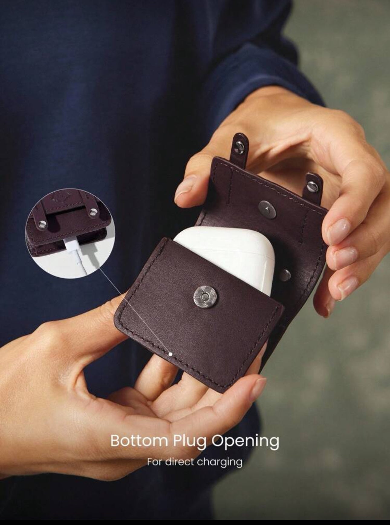 تخزين سماعات الآذن حقيبة هاري بوتر harry potter 🪄🦉الآذن بشعار أكواخ هوجوارتس من جلد مصنع،مناسبة للرياضة والسفر والاستخدام اليوم