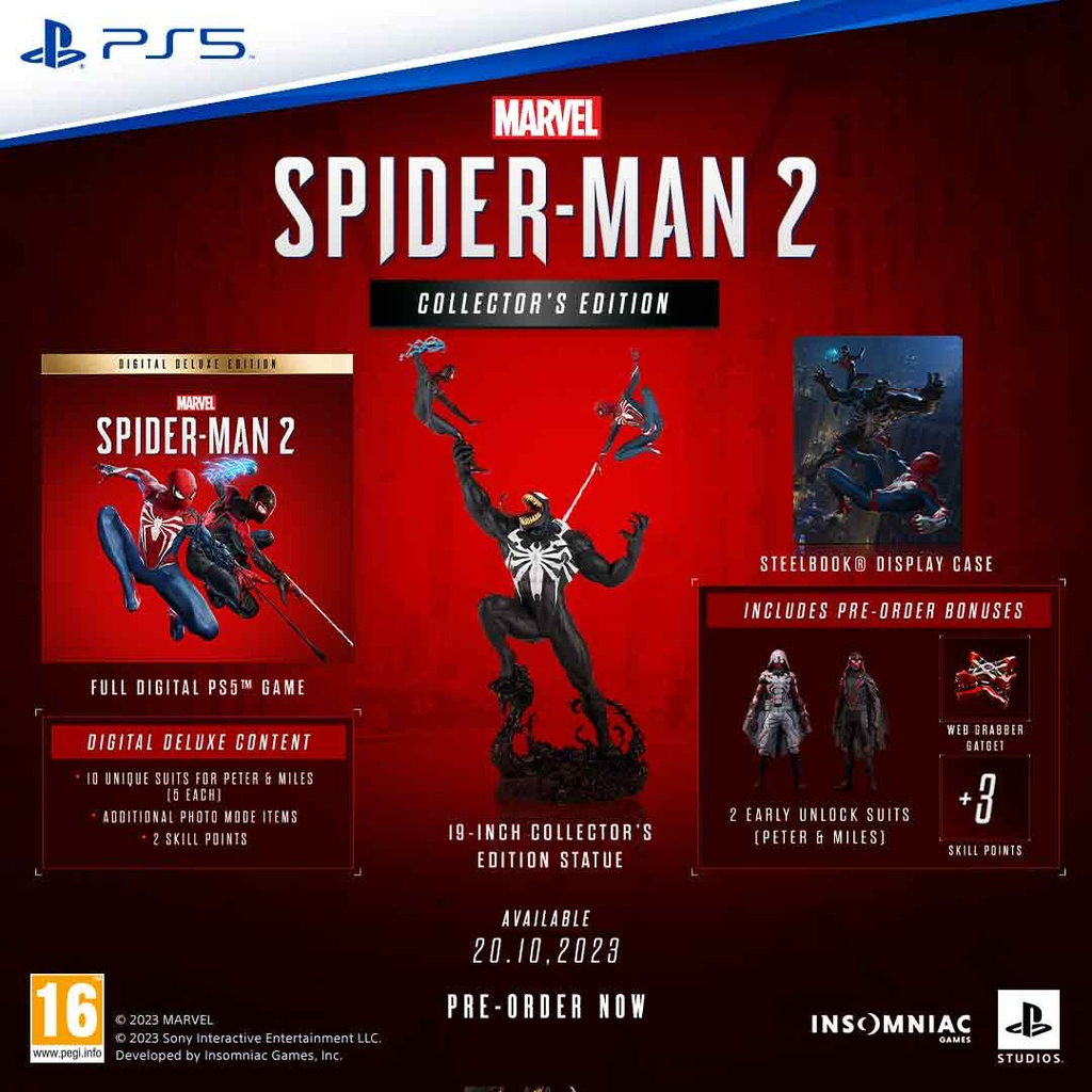 PS5 Marvel's Spider-Man 2 - Collectors Edition